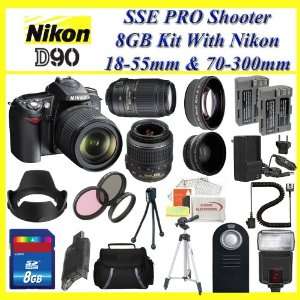  Nikon 18 55mm F/3.5 5.6g Vr Af s Dx Nikkor Lens + Nikon Af s Vr Zoom 