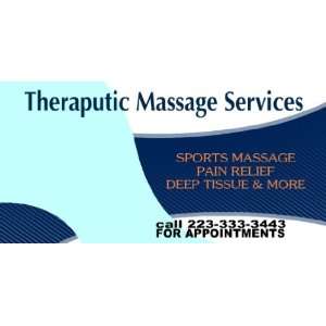  3x6 Vinyl Banner   Phys massage 