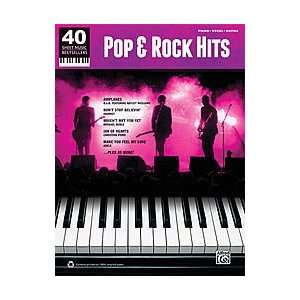    40 Sheet Music Bestsellers    Pop & Rock Piano Musical Instruments