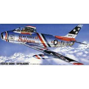  Fujimi 1/72 F86 F Sabre USAF Sky Blazers  Toys & Games