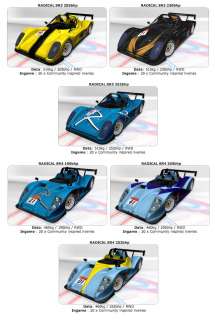 The Cars of RACE 07