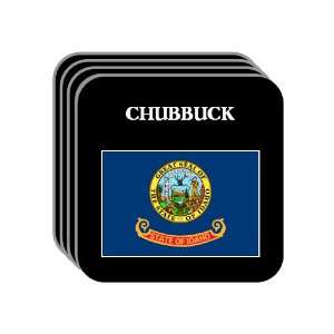 US State Flag   CHUBBUCK, Idaho (ID) Set of 4 Mini Mousepad Coasters
