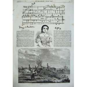  1855 Music Madame Borghi Mamo Italian Opera Fox Hunting 