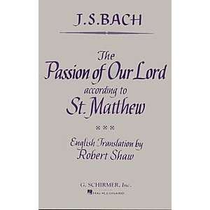  St. Matthew Passion English Only