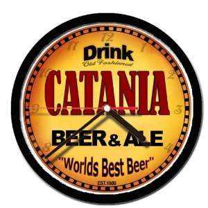  CATANIA beer and ale cerveza wall clock 