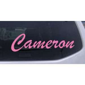  Cameron Car Window Wall Laptop Decal Sticker    Pink 54in 