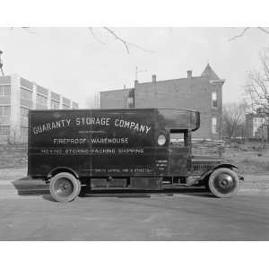  early 1900s photo Guaranty Storage Co. truck