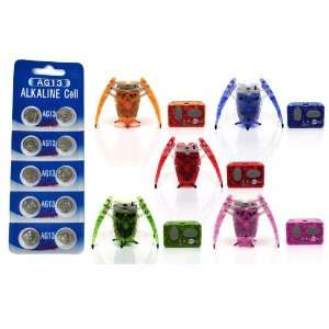  Hexbug Inchworm with 10 Replacement Batteries (Colors 