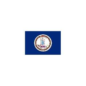  4 ft. x 6 ft. Virginia Flag for Parades & Display White 