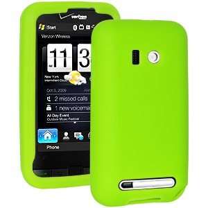  New Amzer Silicone Skin Jelly Case   Green For HTC Imagio 