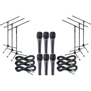  Electro Voice Cobalt 7 Six Pack with Cables & Stands 