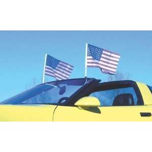  97 04 Corvette Flag Caddies Windshield Mount Automotive