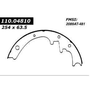  Centric Parts, 111.04810, Centric Brake Shoes Automotive