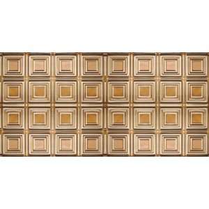  0601 Aluminum Backsplash Tile   Antique Copper & Clear 48 