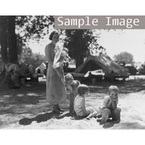  1935 Young Texas mother. Twenty two year old mother, with 