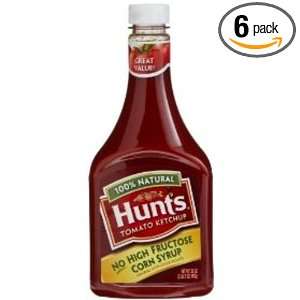 Hunts Ketchup, 35 Ounce (Pack of 6)  Grocery & Gourmet 