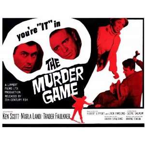  The Murder Game Movie Poster (11 x 14 Inches   28cm x 36cm 