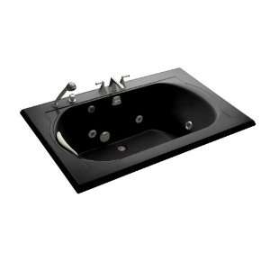   5Ft Whirlpool with Custom Pump Location, Black Black