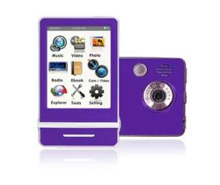  touchscreen media player with wide format support, radio and voice 