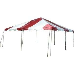  Party Tent 10 X 10 West Coast Frame Red and White Heavy 