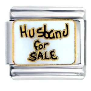  Husband For Sale Italian Charms Bracelet Link Pugster 