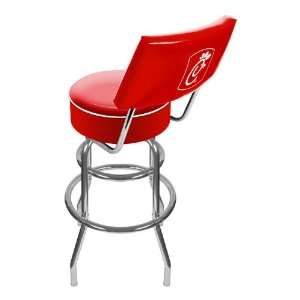  Chick Fil A Logo Padded Swivel Bar Stool with Back 