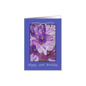  Birthday, 105th, Floral, Lily Card Toys & Games
