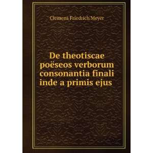 De theotiscae poÃ«seos verborum consonantia finali inde a primis 