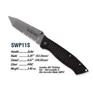  Smith & Wesson SWP11S Phantom Serrated Tanto Knife