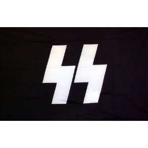  German WWII Flag S.S. Battle Flag with Runes Everything 