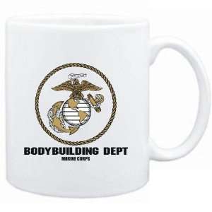  Mug White  Bodybuilding / MARINE CORPS   ATHL DEPT 