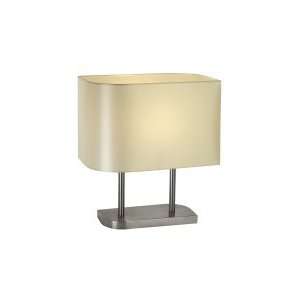  Trend Lighting TT3092 Shift 1 Light Table Lamp in Brushed 