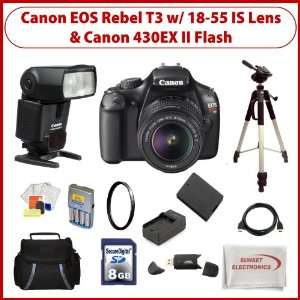 Canon EOS Rebel T3 (1100D) SLR Digital Camera Kit with Canon EF S 18 