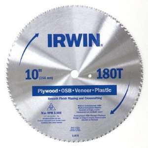  Irwin Steel Circular Saw Blades   7 1/4 st cd cir bl hl g 