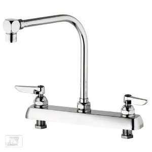 T & S Brass B 1148 8 Center Deck Mounted Workboard Faucet 