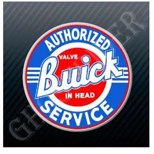   Buick Authorized Service Vintage Cars Sticker Decal 