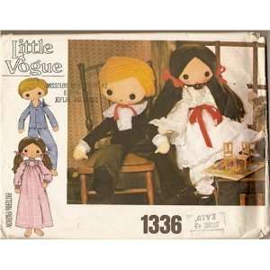  Vogue Pattern 1336 (Dolls) 