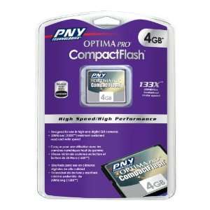  PNY 133x High Speed 4GB Compact Flash Memory Card (P CF4G 