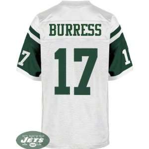  New York Jets #17 Plaxico Burress White Jerseys Authentic 