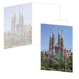  ECOeverywhere Sagrada Familia Boxed Card Set, 12 Cards and 