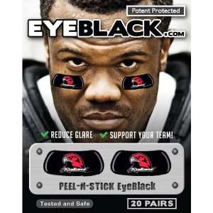  Miami Ohio Redhawks Ncaa Peel & Stick Eyeblack Strips (20 