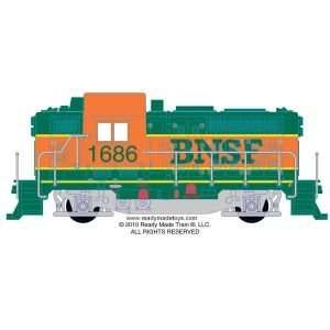  RMT 924283 O BEEP GP7 Diesel BNSF #1686 Toys & Games