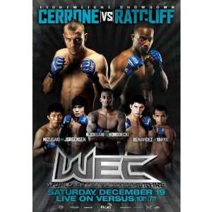  WEC 45 Autographed Poster