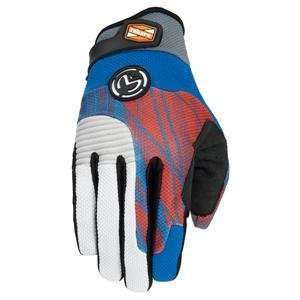  Moose Racing Sahara Gloves   3X Large/Red/White/Blue Automotive