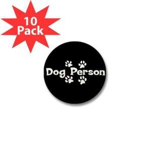  Mini Button (10 Pack) Dog Person 