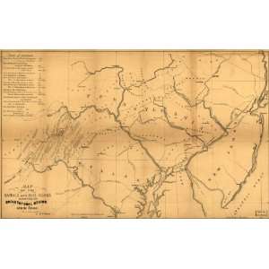 1840s Map canals & railroads connecting Coal regions