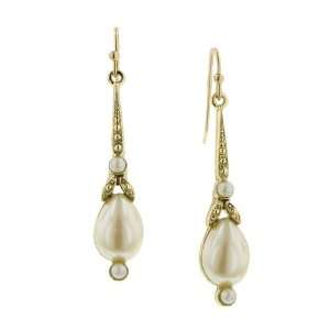  1960s Belle de Jour Eavesdrop Pearl Earrings Jewelry