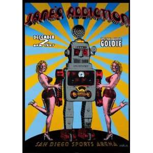  Janes Addiction   San Diego 1997   Original 24x34 Poster 