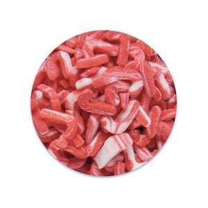 Candy Cane Quins for Cupcake Decorating Peppermint Flavor / 5 oz Bag 