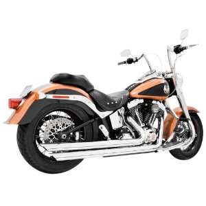  Harley Chrome Patriot Exhaust System for 1986 2011 Softail 